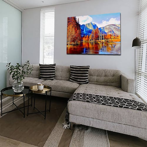 Cuadro Decorativo Canvas Paisaje del parque Nacional Yosemite en California de 60 x 40 cm