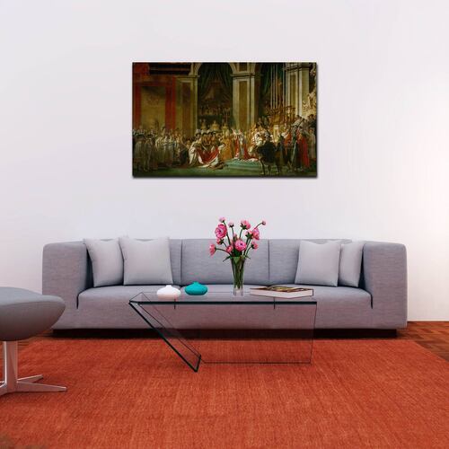 Cuadro Decorativo Canvas La consagración de Napoleón de Jacques-Louis David de 120 X 60 cm.