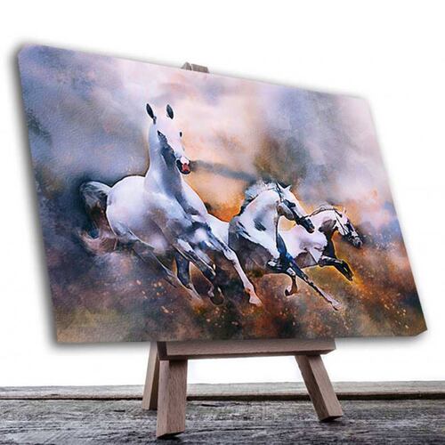 Cuadro Decorativo Caballos #02 120 X 60 cm.