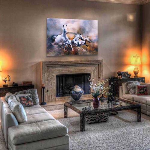 Cuadro Decorativo Caballos #02 120 X 60 cm.