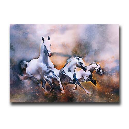 Cuadro Decorativo Caballos #02 120 X 60 cm.