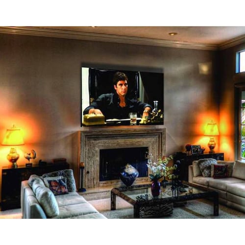 Cuadro Canvas Scarface Tony Montana, cara cortada 120 X 60 cm.