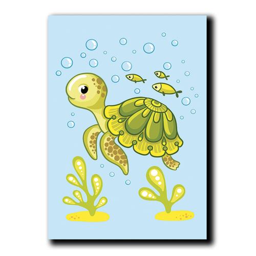 Cuadros Decorativos Set de 3 Piezas Para niños  Leon, tortuga y Jirafa 20 X 30 cm.