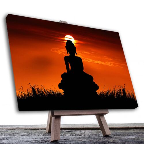 Cuadro Decorativo Holístico de chakras meditación o budismo 120 X 80 cm #11.