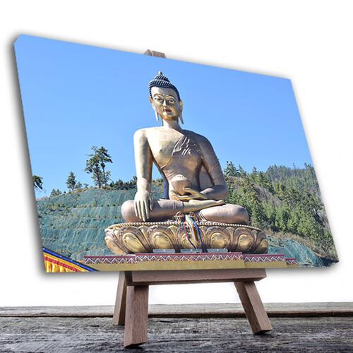 Cuadro Decorativo Holístico de chakras meditación o budismo 45 X 30 cm  #10