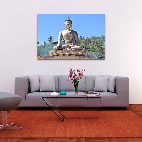 Cuadro Decorativo Holístico de chakras meditación o budismo 45 X 30 cm  #10