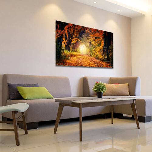 Cuadro Decorativo Colores Otoñales Con Arboles # 20 60 X 40
