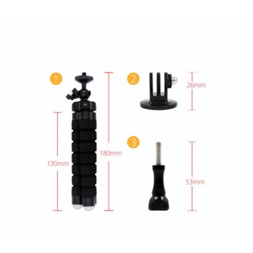 Tripie Flexible Para Cámara Ó Celular +tornillo+adaptador