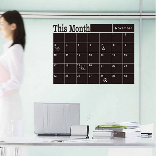 Vinil Pizarrón Organizador Calendario Mensual Oficina+plumón