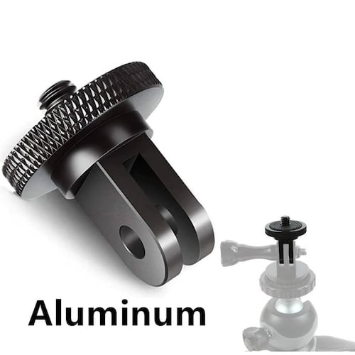 Adaptador Trípode 1/4 de Aluminio Accesorios Cámara Action Deportiva