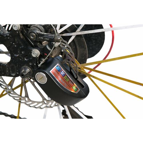 Bloqueo Freno de Disco Impermeable Alarma de Moto Candado