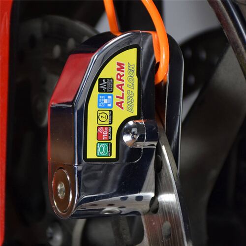 Bloqueo Freno de Disco Impermeable Alarma de Moto Candado