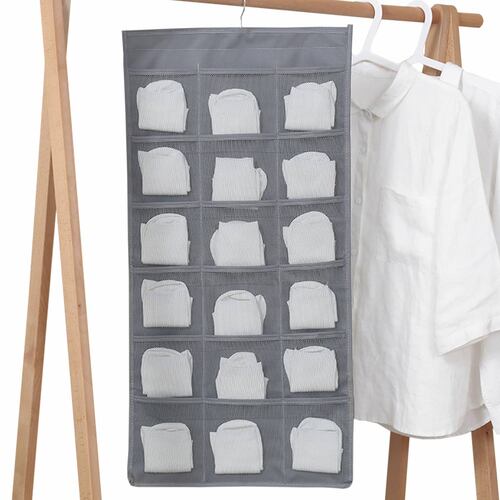 Organizador Closet Armario Colgante Doble Ropa y Accesorios