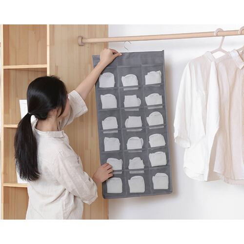 Organizador Closet Armario Colgante Doble Ropa y Accesorios