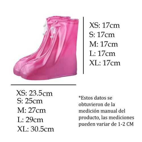 Botas Impermeables de Lluvia Ajustable Protector de calzado