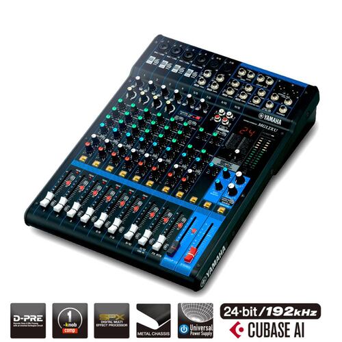 Yamaha  MG12XU Mezcladora de Audio 12 Canales con Efectos