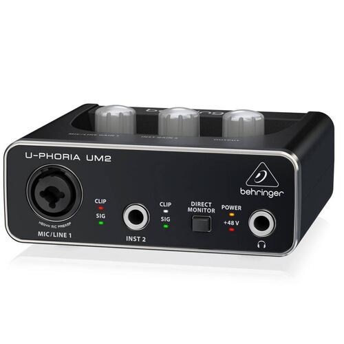 Behringer U-Phoria Studio Sistema de Grabación Profesional para Estudio