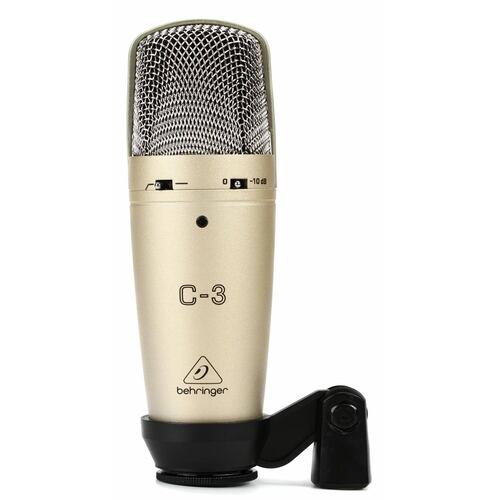 Behringer C-3 Micrófono De Condensador para Estudio.