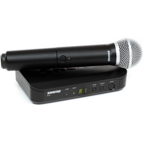 Sistema Inalámbrico de Mano Shure BLX24/PG58-Negro