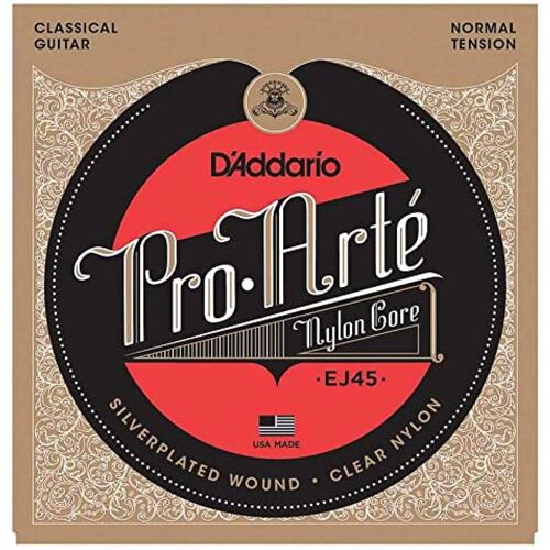 Cuerdas de Guitarra Clásica D Addario Pro Arté EJ45 Tensión Media