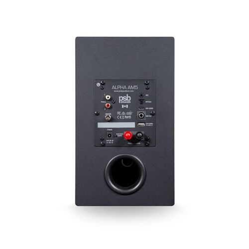 PSB Alpha AM5 Bocinas Activas de Repisa 5'' 100w Bluetooth 