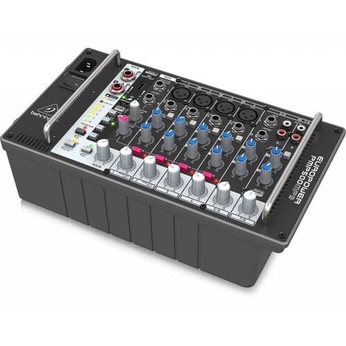 Consola 8 Canales 500w Reverb Repro Mp3 Behringer Pmp500mp3 
