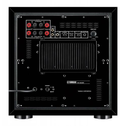 Bocina Yamaha Ns-sw300 Black 100v-120v/220v-240v 