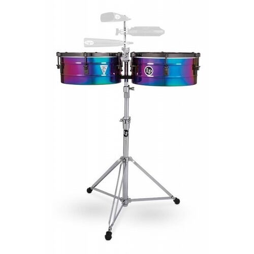 Timbales Lp Tony Succar Signature Lp257-ts Rainbow Chrome 