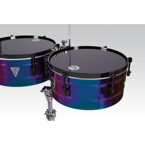 Timbales Lp Tony Succar Signature Lp257-ts Rainbow Chrome 