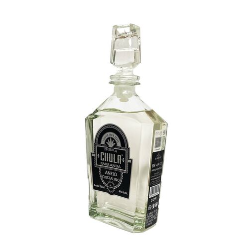 Tequila Chula Parranda Añejo Cristalino 750 Ml