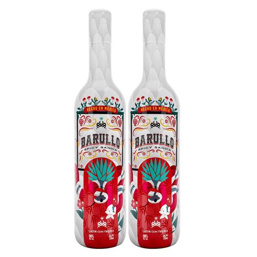 Duo Pack Licor con Tequila Barullo Spicy Sandía 750 Ml