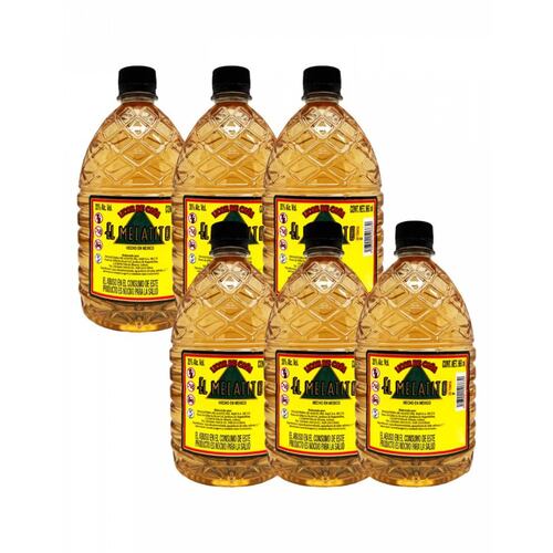 Six Pack Licor de Caña El Mecatito De Tonaya Oro Pet 960 Ml