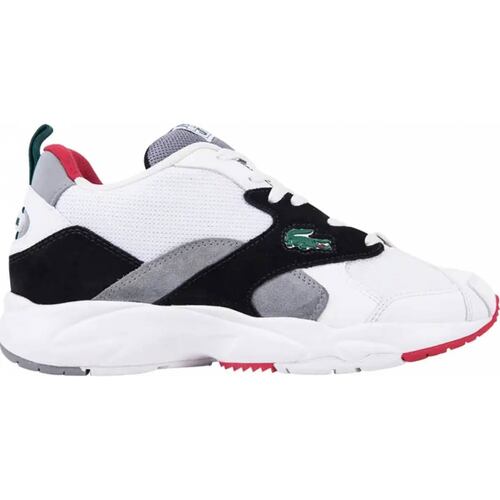 Choclo tenis casual urbano caballero blanco/negro Lacoste modelo 3147