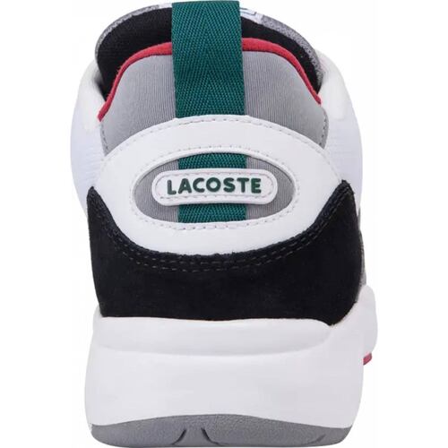Choclo tenis casual urbano caballero blanco/negro Lacoste modelo 3147