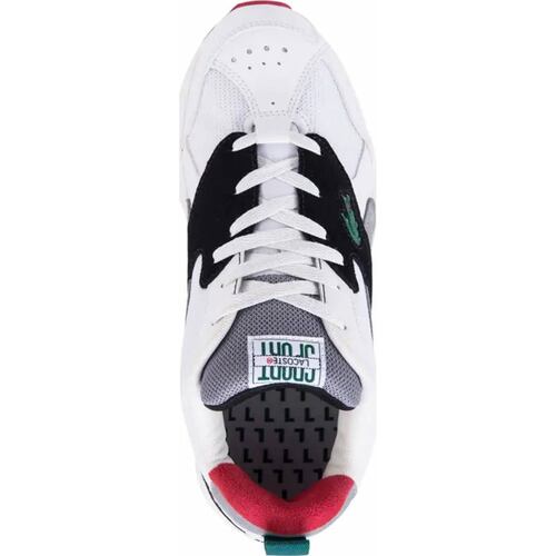 Choclo tenis casual urbano caballero blanco/negro Lacoste modelo 3147