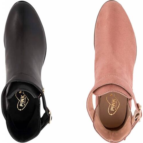 Kit 2 pares bota texano dama multicolor Pink By Price Shoes modelo 873