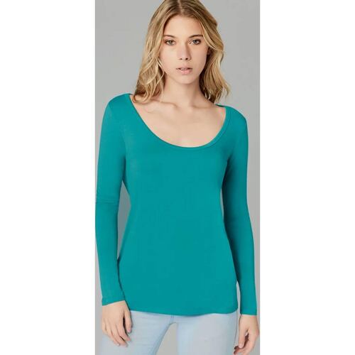 Blusa casual dama verde jade Holly Land modelo HG78