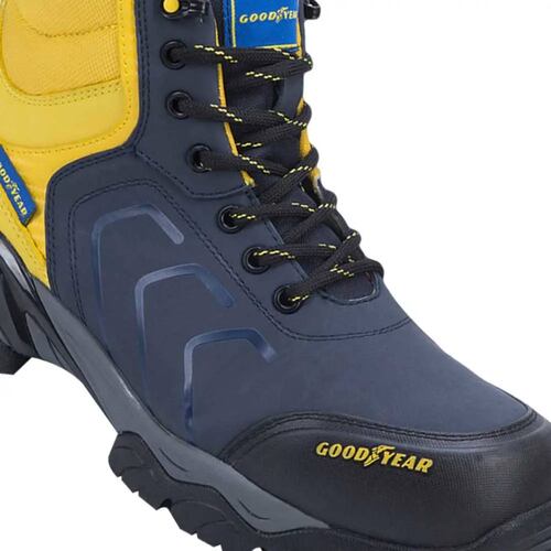 Bota trabajo industrial caballero azul Goodyear modelo 0111
