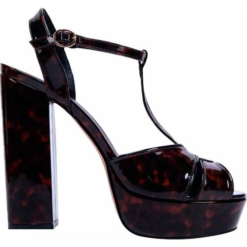 Sandalia vestir dama cafe Yaeli Fashion modelo 6803