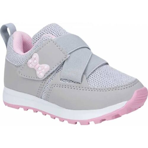 Choclo tenis casual urbano niña gris Urban Shoes modelo 980