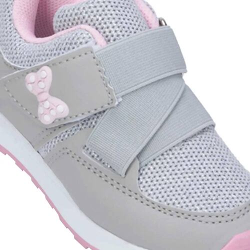 Choclo tenis casual urbano niña gris Urban Shoes modelo 980