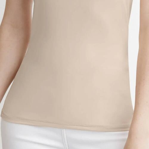 Top casual dama nude Holly Land modelo GLOR