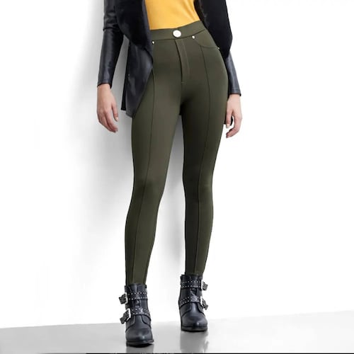Leggings casual dama verde olivo Holly Land modelo 2649