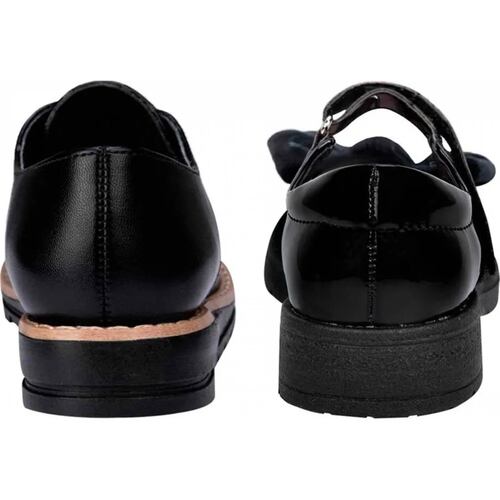 Kit 2 pares choclo casual niña negro Vivis Shoes Kids modelo 1003