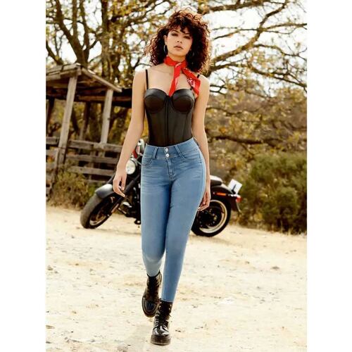 Jeans casual dama bleach Seven Jeans modelo 0118