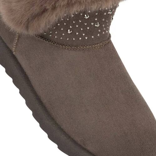 Bota ugg dama taupe Pink By Price Shoes modelo MX03