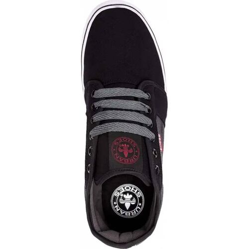 Choclo tenis casual urbano juniors negro Urban Shoes modelo 165
