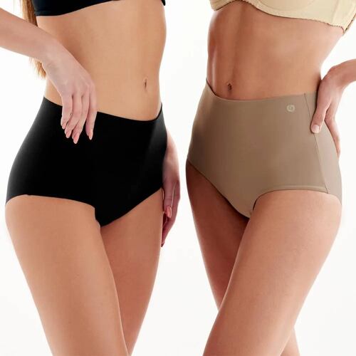 Pantaleta/boxer/bikini interior dama bicolor Berlei modelo 7345