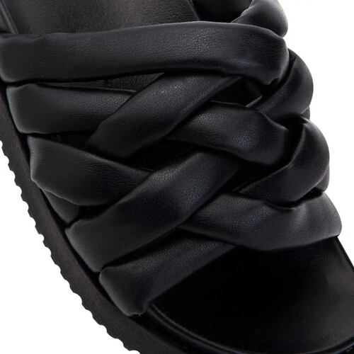 Sandalia casual dama negro Pink By Price Shoes modelo 3643