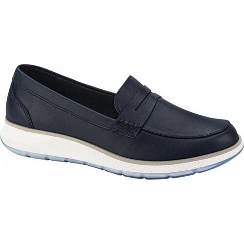 Choclo confort dama azul piel Flexi modelo 9303